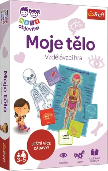 Trefl Vzdelávacia hra Malý objaviteľ: Moje telo