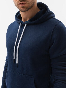 Pánska mikina Ombre Hoodie B979 Námornícka modrá L