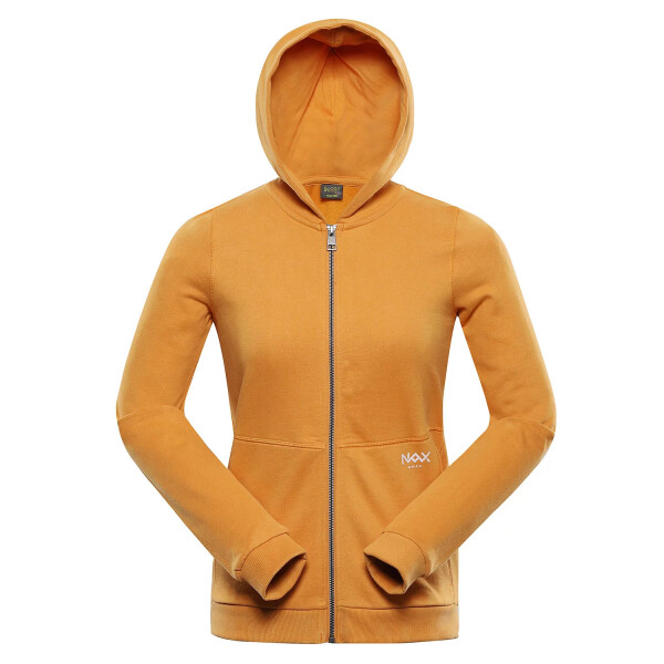 Detská bavlnená mikina NAX MOLDO golden nugget 140-146