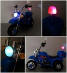 Mamido Elektrická motorka M8 v modrej farbe