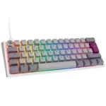 Ducky One 3 Mini Cherry MX-Speed-Silver šedá / herná klávesnica / podsvietená / mechanická / drôtová USB-C / DE (DKON2161ST-PDEPDMIWHHC2)