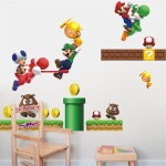 Veselá Stena Samolepka Super Mario Veľkosť: 72 x 60 cm