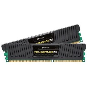 Corsair Vengeance Black 16GB (2x8GB) 1600MHz CL10 / DDR3 / CL10-10-10-27 / 1.5V / Low Profile (CML16GX3M2A1600C10)