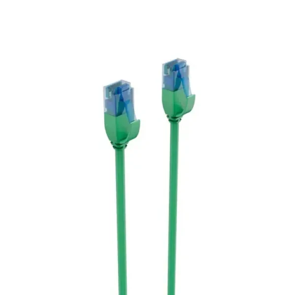 Shiverpeaks Cat6 U/UTP slim zelená / Patch kábel / RJ-45 / 0,3 m / 250 MHz (BS08-22303)