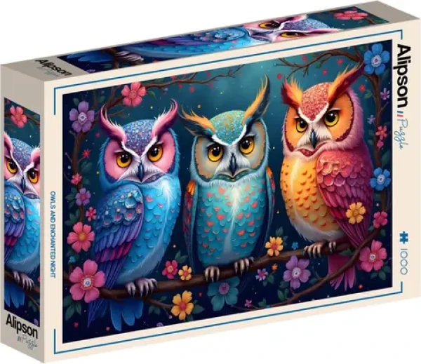 ALIPSON Puzzle Sovy a čarovná noc