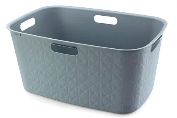 Curver Softex modrozelená / Kôš na bielizeň / 45 l / 70 % recyklátu / 4 madlá (258702)