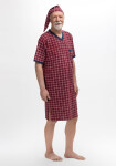 Košeľa Martel Sylwester I 502 kr/r, kockovaná, 3XL–5XL džínovina 4XL