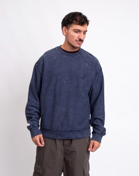 Carhartt WIP Lambert Sweat Dark Navy moon XL