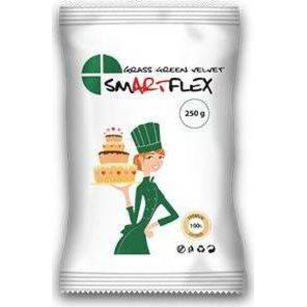 Smartflex Grass Green Velvet Vanilka 0,25 kg v sáčku 0023 dortis - Smartflex - Smartflex