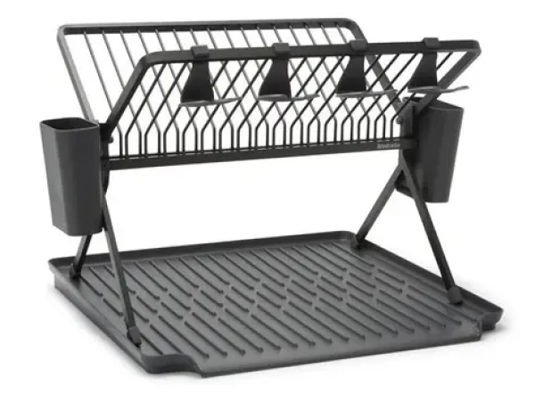 Brabantia Skladací odkvapkávač (veľký) tmavo šedá / 33 x 42 x 51 cm (139482)