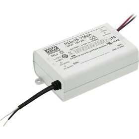 MEAN WELL PLD-16-350B LED driver konštantný prúd 16 W 0.35 A 24 - 48 V/DC bez možnosti stmievania; PLD-16-350B