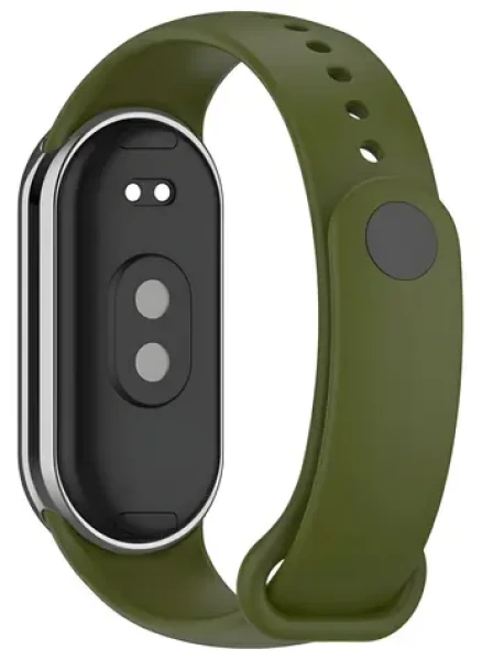 Beline Simple zelená / Remienok / silikónový / pre XIAOMI Mi Band 8, 9, 10