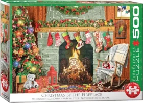 EUROGRAPHICS Puzzle Vianoce pri krbe XL