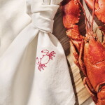 Ib Laursen Látkový obrúsok s výšivkou Atlantis Crab