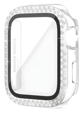 Worryfree Bling Bumper puzdro pre Apple Watch 45mm číre / Puzdro (SD18CV-TRSN-45)
