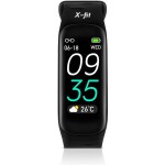 Niceboy X-fit Plus čierna / Fitness náramok / OLED / Bluetooth / IP67 / Senzor srdcového tepu / Android 4.5 amp; iOS 8.2 (xfit-plus)