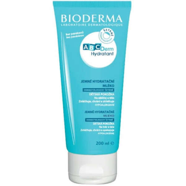 BIODERMA ABCDerm hydratant telové mlieko pre dojčatá a deti 200 ml