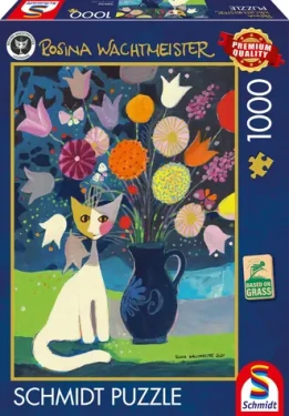 Schmidt Puzzle Rosina Wachtmeister: Biela mačka