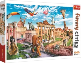 Trefl - Puzzle - Legrační mestá: Divoký Rím