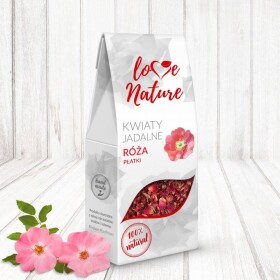 Jedlé kvietky ružové plátky 20 g 100% prírodné - Love Natur - Love Nature - Love Nature