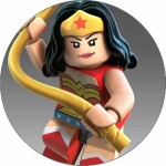 Jedlý papier Lego Wonder Woman 19,5 cm - Pictu Hap - Pictu Hap