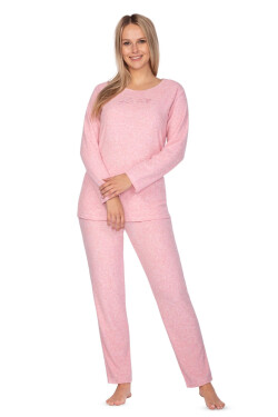 Dámske pyžamo 643 pink plus - REGINA Růžová XXL