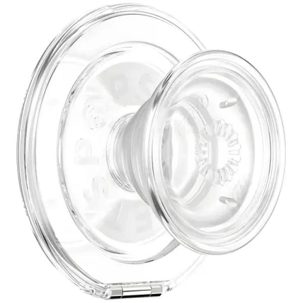 PopSockets Kick-Out Grip transparentné / Držiak a stojanček na telefón / MagSafe / bezdrôtové nabíjanie (809278)