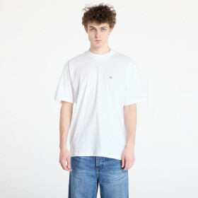 Tričko Calvin Klein Jeans Woven Label Relaxed Tee White S