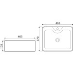 KERRA - Umývadlo na dosku KR-51 5907548114044