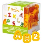 Vykrajovátka abeceda a číslice 36 ks 2x1,6 cm - Decora - Decora