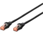 Digitus S/FTP CAT 6 čierny 10 m / Sieťový kábel / AWG 27/7 / RJ-45 / LSZH / 5 ks (DK-1644-100-BL-5)