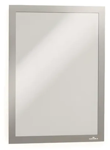 Durable Duraframe A4 strieborná / Prezentačný rám / Samolepiace / 2 ks (487223)