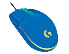 Logitech G102 Lightsync modrá / drôtová herná myš / 8000 DPI / 6 tlačidiel / RGB Lightsync (910-005801)