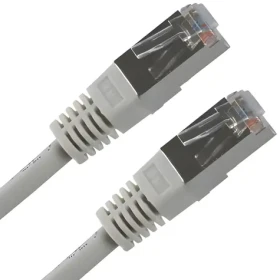 Patchkábel FTP Cat.5e RJ45-RJ45 3 m šedý / Sieťový kábel / Tienený / Economy