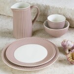 GREEN GATE Obedový tanier Alice Hazelnut Brown