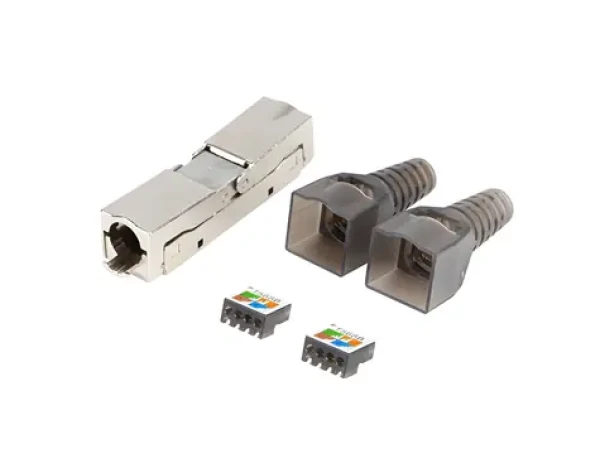 Lanberg RJ45 CAT6A / Konektor / 2 ks / FTP / 8P8C / bez náradia (PL2SA-6000TL)
