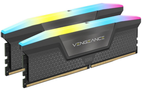 Corsair Vengeance RGB, DDR5, 32 GB, 6400MHz, CL32 (CMH32GX5M2B6400Z32)