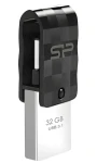 Silicon Power Mobile C31 32GB čierna / Flash disk / USB 3.2 Gen 1 / USB-A + USB-C (SP032GBUC3C31V1K)