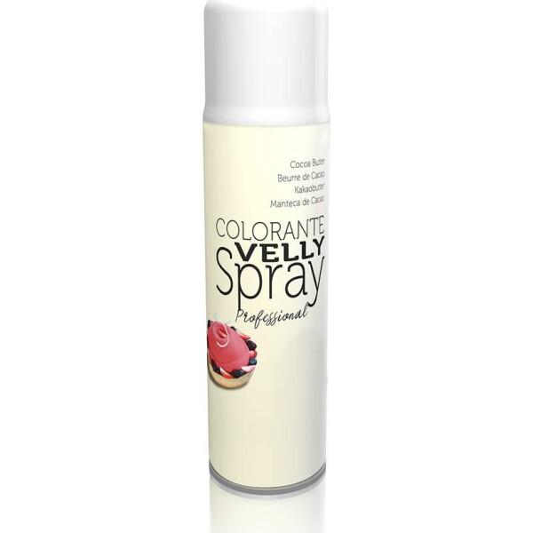 Sprej so zamatovým efektom, 250 ml — žltý - Solchim Food