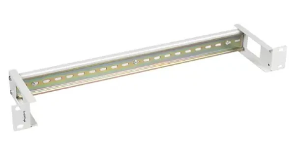 Lanberg montážna lišta DIN TS-35 sivá / Montážna lišta / 19" / 1U (AK-1801-S)