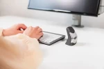 BakkerElkhuizen DXT Precision šedá / Ergonomická myš / RF Wireless + Bluetooth / 2000 DPI / 3 tlačidlá (BNEDXTW)