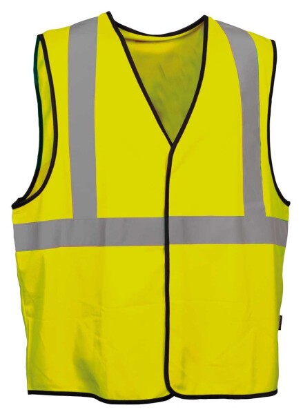 Reflexná pracovná vesta Cofra BEAMING Farba: Reflexná žltá, Veľkosť: L (V297_0_B0_L)