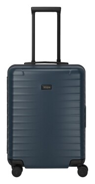 Malý škrupinový kufor Titan Overseas S20 Midnight blue