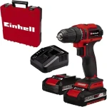 Einhell TE-CD 18/40 Li BL červená/čierna / Aku vŕtací skrutkovač / 18V / 40 Nm / 2x 2.0Ah (4513995)
