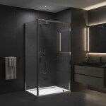 REA/S - Sprchovací kút Primo Swing 100x80 Chrome KPL-K5157