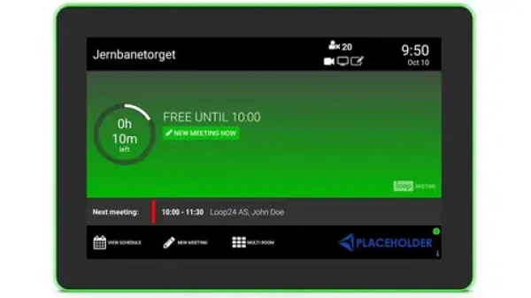 Loop24 LoopMeeting LM-8058T-LED / Rezervačný tablet pre zasadacie miestnosti / 8" LED (LM-102061)