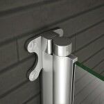 H K - Vaňová zástena S11 FLAG 80x140cm - jednodielna sklopná, číre sklo SE-S11FLAG80