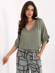 Blúzka TW BZ BI 3228.75 khaki L
