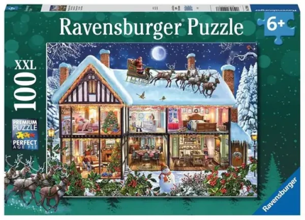 Ravensburger Puzzle Vianoce doma XXL