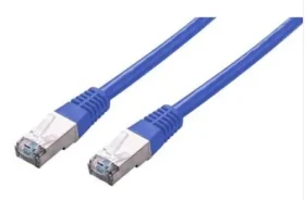 C-tech patchcord Cat5e Kábel FTP 0.25 m modrá (CB-PP5F-025B)